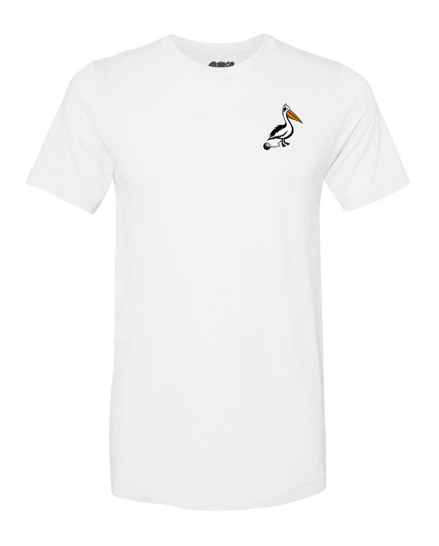 Original Solid Color T-shirt with The Pelican