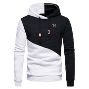 whiteandblack waffle hoodie
