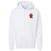 a white" Do What You Love"hooded sweatshirt