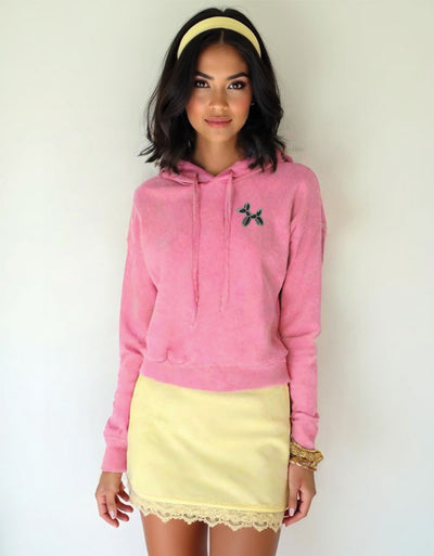 Women’s Original BLLN Dog Crop Hoodie – Balloon Dog pop-art streetwear
