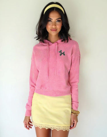 Women’s Original BLLN Dog Crop Hoodie – Balloon Dog pop-art streetwear