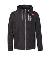 THE ASTRONAUT Windbreaker Balloon Dog print lightweight full-zip jacket