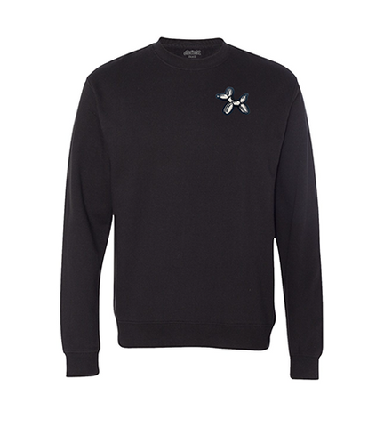 Original BLLN Dog Crew Neck Sweatshirt- Black