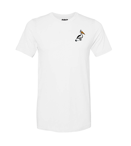 Original Solid Color T-shirt with The Pelican