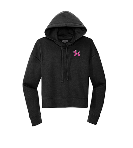 Women’s Original BLLN Dog Crop Hoodie – Balloon Dog pop-art streetwear