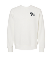 Original BLLN Dog Crew Neck Sweatshirt  White featuring Balloon Dog patch