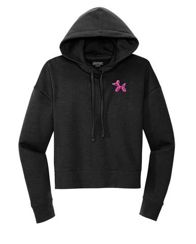 Women’s Original BLLN Dog Crop Hoodie – Balloon Dog pop-art streetwear