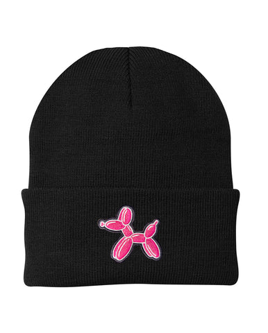 black beanie_pink