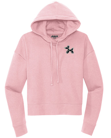 Women’s Original BLLN Dog Crop Hoodie – Balloon Dog pop-art streetwear