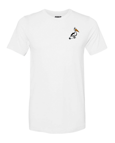 Original Solid Color T-shirt with The Pelican